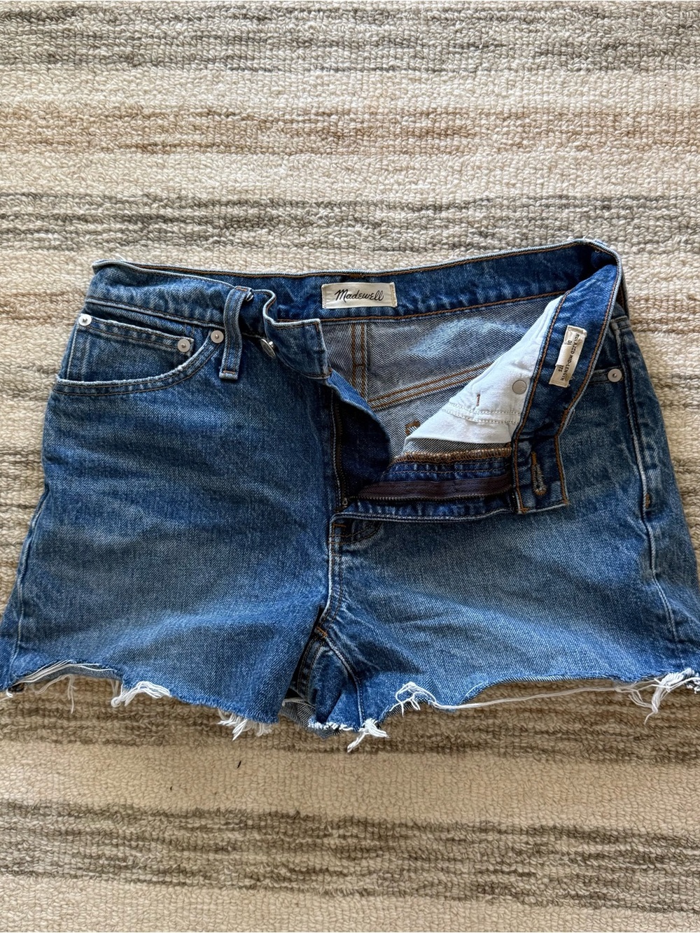 Madewell Relaxed Mid Length Denim Shorts